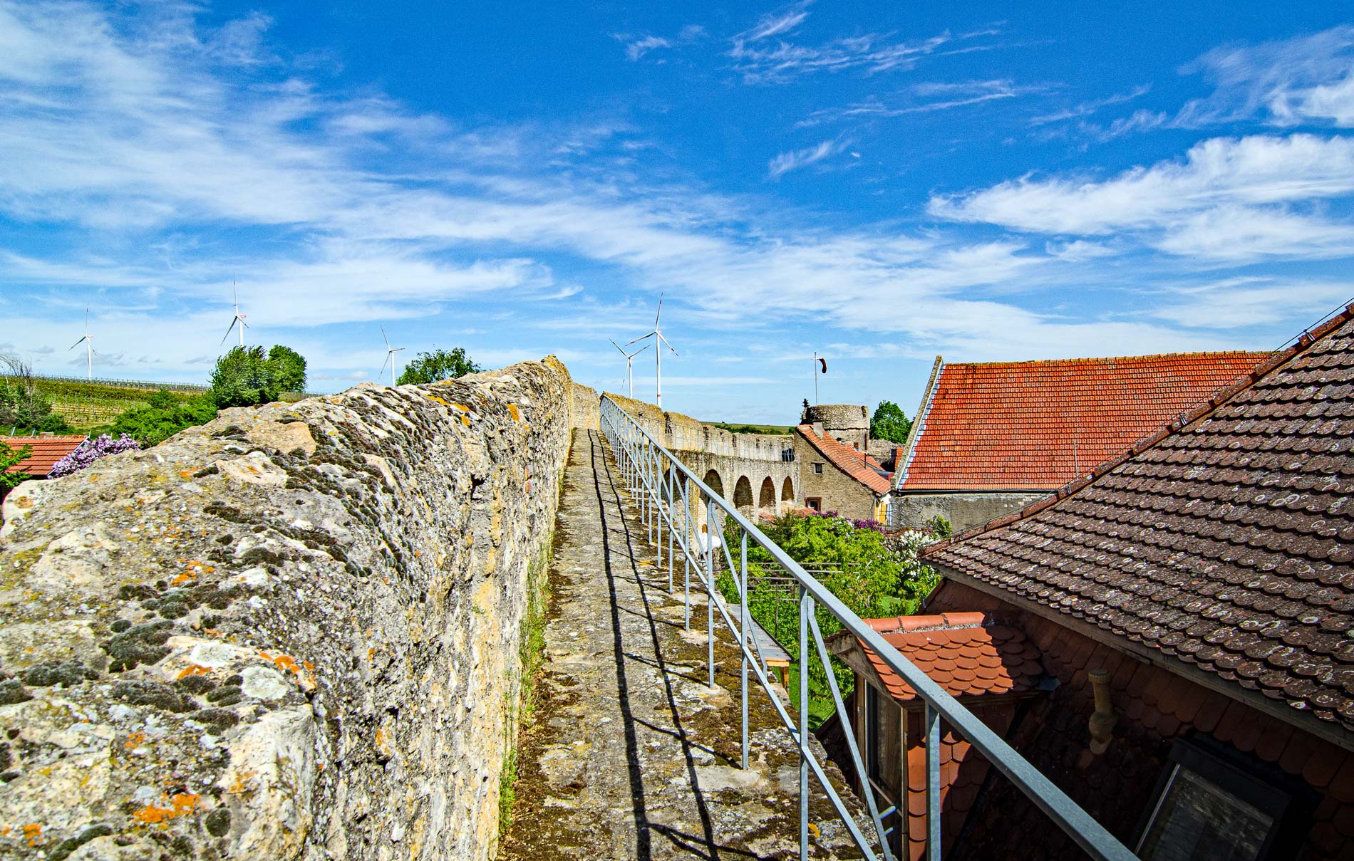 Historische Fleckenmauer von Flörsheim-Dalsheim